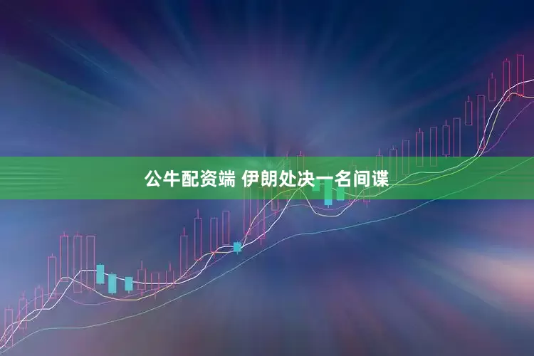 公牛配资端 伊朗处决一名间谍