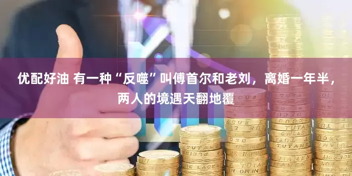 优配好油 有一种“反噬”叫傅首尔和老刘，离婚一年半，两人的境遇天翻地覆