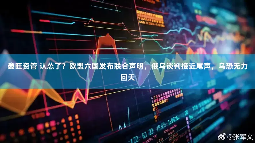 鑫旺资管 认怂了？欧盟六国发布联合声明，俄乌谈判接近尾声，乌恐无力回天