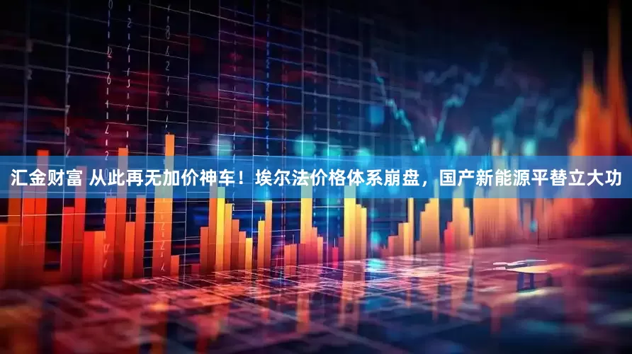 汇金财富 从此再无加价神车！埃尔法价格体系崩盘，国产新能源平替立大功