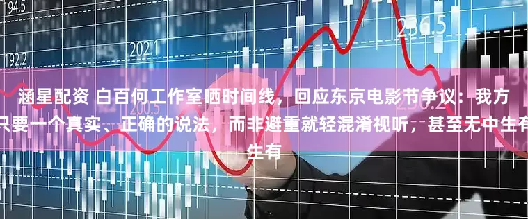 涵星配资 白百何工作室晒时间线，回应东京电影节争议：我方只要一个真实、正确的说法，而非避重就轻混淆视听，甚至无中生有